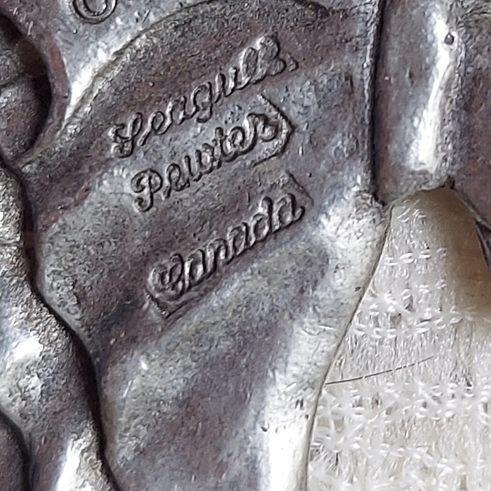 Vintage Ballarina Pewter Pendant 1988 Christmas Necklace or Ornament by Seagull - Picture 6 of 6